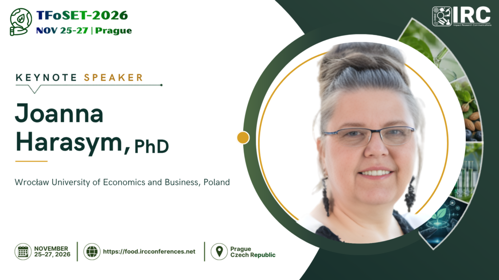 Prof. Joanna Harasym, PhD, Eng. as a Keynote Speaker