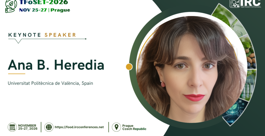 Dr. Ana Belén Heredia Gutiérrez as a Keynote Speaker