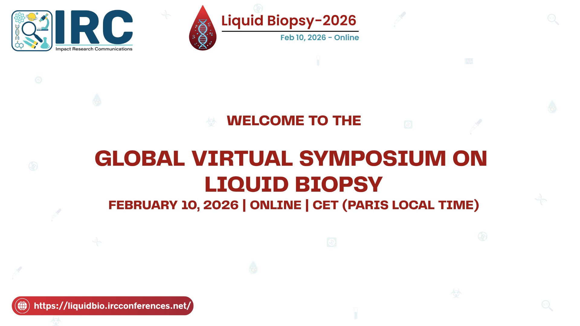 Live in Just a Few Minutes | Global Virtual Symposium on Liquid Biopsy 2026