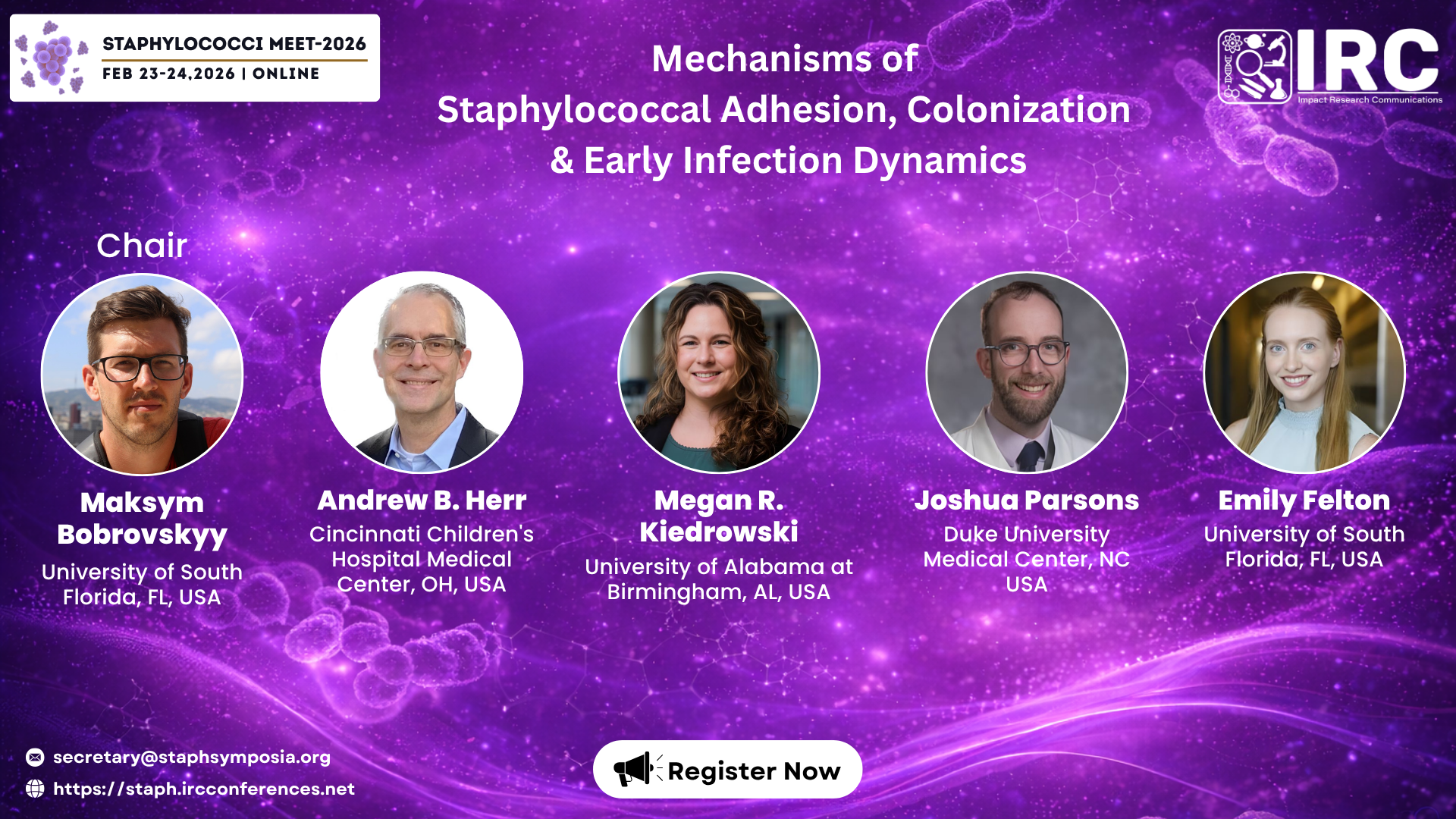 Mechanisms of Staphylococcal Adhesion, Colonization & Early Infection Dynamics