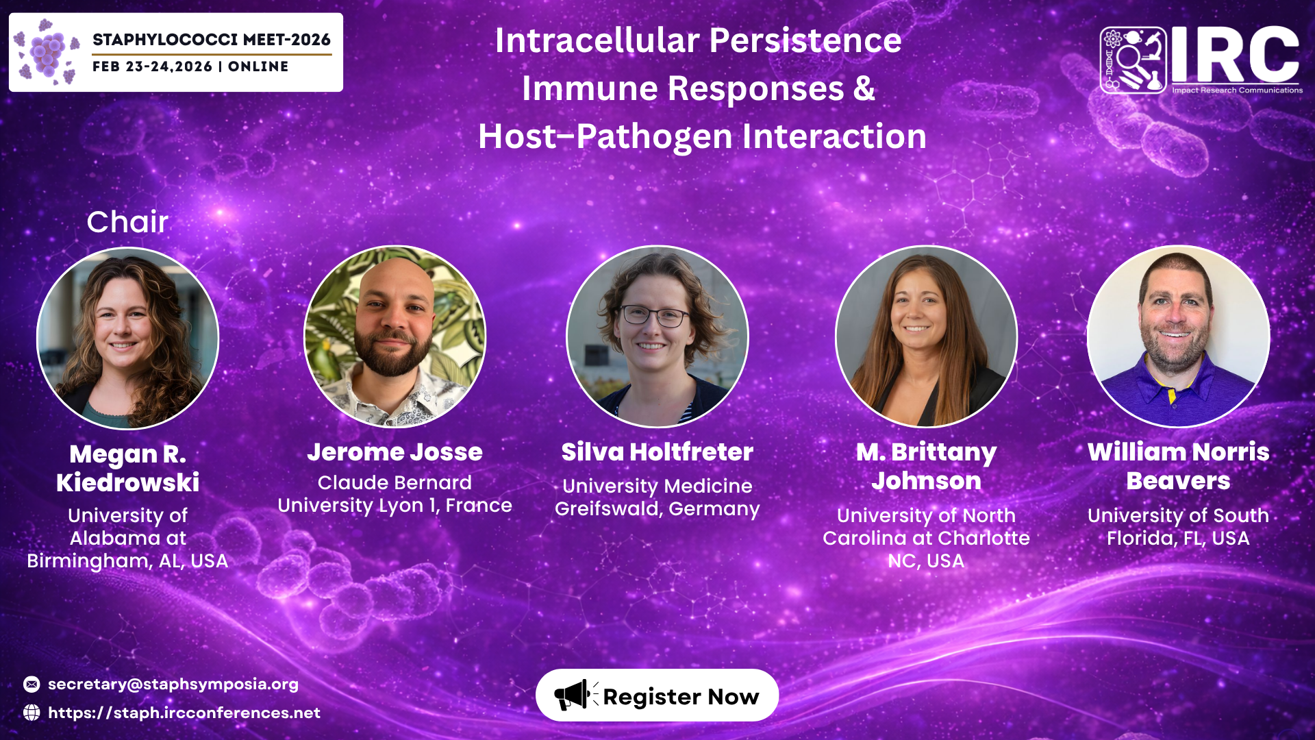 Intracellular Persistence, Immune Responses & Host–Pathogen Interaction