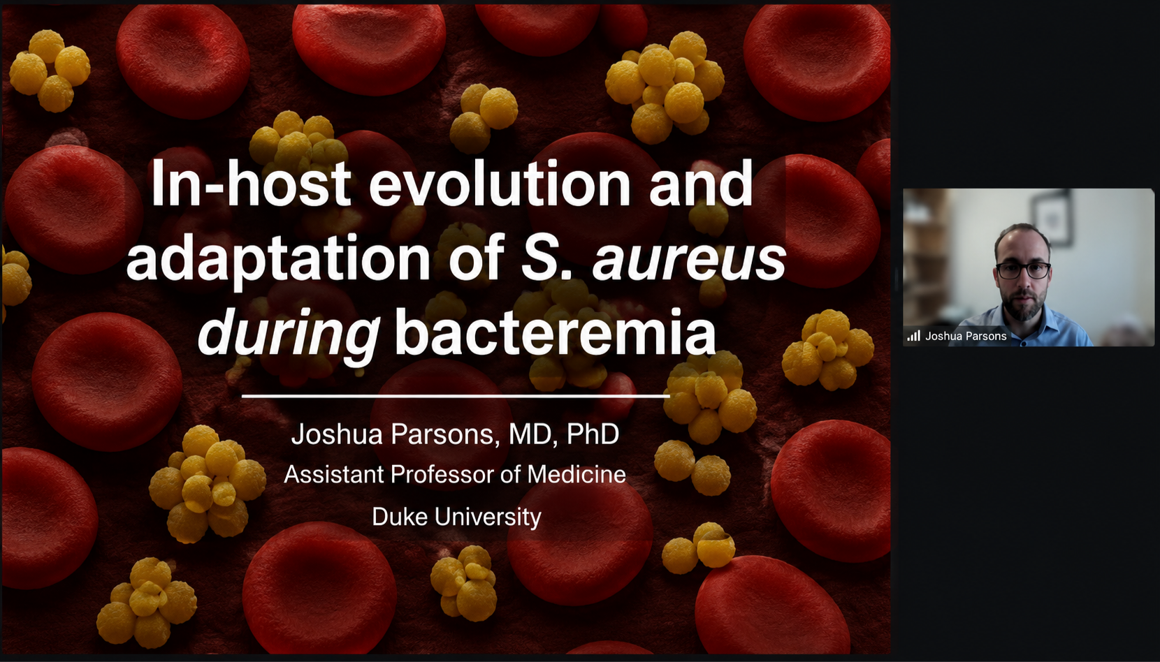 Dr. Josh Parsons (MD, PhD)