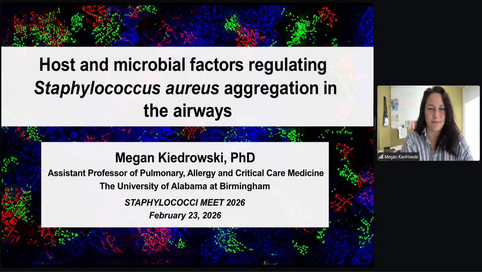 Dr. Megan Kiedrowski (PhD)